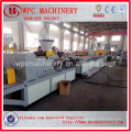 PVC add wood powder WPC PVC decking making machine/WPC window profile,door profile making machine